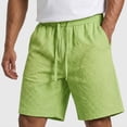 thumbnail image 2 of Admvng Mens Shorts Big & Tall Drawstring Elastic Waist Workout Shorts for Summer Casual Running, 2 of 5