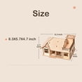 thumbnail image 3 of Kit de maquetas 3D de madera para villas modernas FOKKAH para adultos, 3 of 7