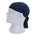 thumbnail image 5 of UDIYO Solid Color Breathable Motorcycle Wrap Biker Hat Unisex Headscarf Bandana Cap, 5 of 7