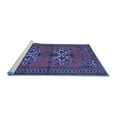 thumbnail image 2 of Ahgly Company Machine Washable Indoor Rectangle Persian Blue Traditional Area Rugs, 7' x 9', 2 of 4