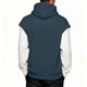 thumbnail image 5 of RKSTN Hoodies for Men Oversized Splicing Fake Two Pieces Pullover Hooded Sweatshirts Top Men's Casual Solid Color Mock Neck Loose Fits Comfy Workout Sport Long Sleeve Hoodie Fall Winter Clothes, 5 of 9