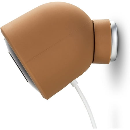 Wasserstein - Silicone Skin for Nest Cam Outdoor Security Cameras - Brown