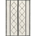 thumbnail image 2 of nuLOOM Sondra Machine Washable Wool Moroccan Diamond Area Rug, 4' x 6', Ivory, 2 of 2