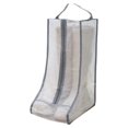 thumbnail image 1 of PVC Sac de Rangement de Démarrage Chaussures Transparentes Imperméables Chaussures Chaussures Organisation Étanche à l'Humidité Protection Poignée de Levage Chaussures Organisateur Accessoires Gris Long, 1 of 8