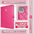 thumbnail image 4 of for iPad (A16) 11th Generation 11 Inch 2025/iPad 10th Generation 10.9" 2022 Case, Girl Crown Rhinestone Cute PU Leather Auto Sleep/Wake Stand Shockproof Smart Case for iPad 11th/10th,Pink, 4 of 8