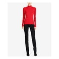 thumbnail image 3 of LAUREN RALPH LAUREN Womens Red Long Sleeve Turtle Neck Tunic Top L, 3 of 4