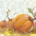 thumbnail image 2 of Diannart 12x12 White Modern Wood Framed Museum Art Print Titled - Autumn Pumpkin Patch II, 2 of 4