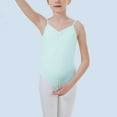 thumbnail image 2 of Pitauce Girls' Classics Camisole Dance Leotard V-Back Seamless Dance Undergarment for Ballet Gymnastics, 2 of 7
