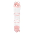 thumbnail image 1 of Stuffed Animal Storage Tube, 130cm Height Large Capacity Transparent Vertical Toy Storage Tube with Slide Cover Space Saving Toy Display Organizer Bucket for Kids Room, 1 of 7