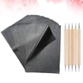 thumbnail image 5 of Graphite Carbon Transfer Paper for Drawing at Home or Sheets A4 Size Black Color, 5 of 6