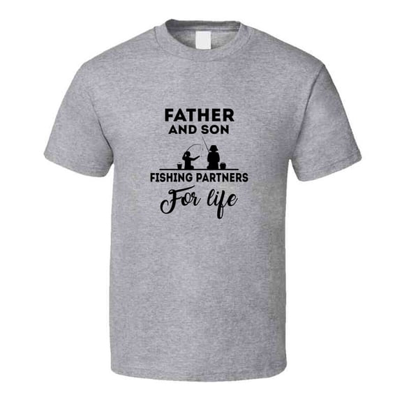 Father & Son Fishing Partners T Shirt Cool Fishing Tee Makes A Great Fishing Gift T Shirt