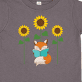 thumbnail image 4 of Inktastic Reading Book Lover Sunflower Fox Boys or Girls Toddler T-Shirt, 4 of 5