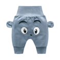 thumbnail image 1 of Pantalones de bebé de primavera y otoño, pantalones grandes de PP para niños y niñas, pantalones de protección abdominal de cintura alta para bebés, pantalones casuales para niños, 1 of 6