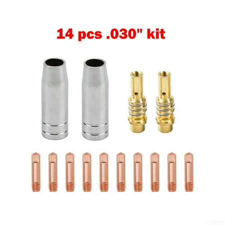 

Tips Holder Diffuser Nozzle Parts fits Titanium Mig 140 170 Unlimited 200 Welder