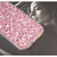 thumbnail image 4 of iPhone 11 Bling Glitter Case,Luxury Shiny Diamond Crystal Rhinestone Sparkly Jewelled Gemstone 3D Handmade Clear Cover Case for iPhone 11 6.1'' (Pink), 4 of 8