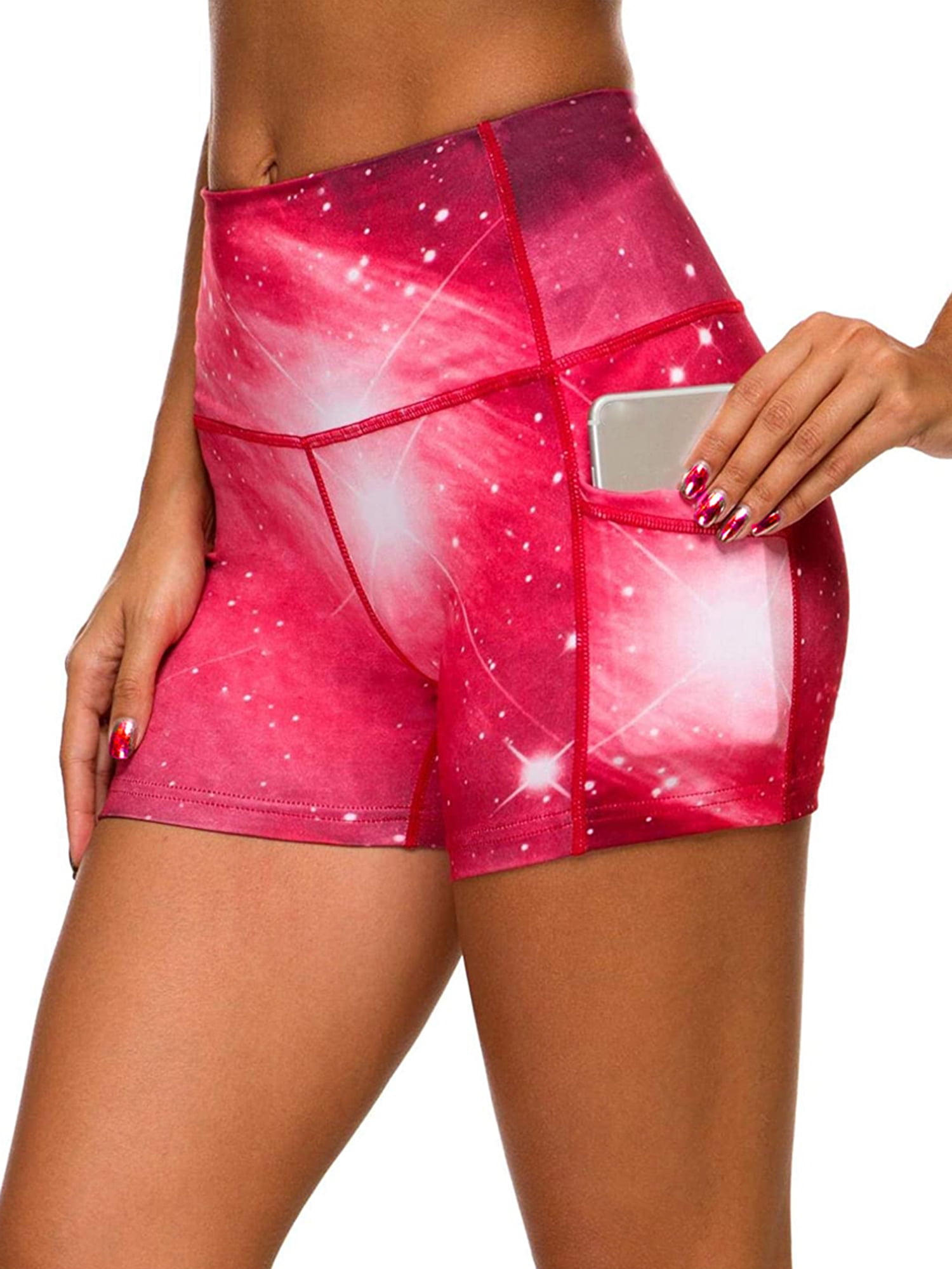 side tie yoga shorts