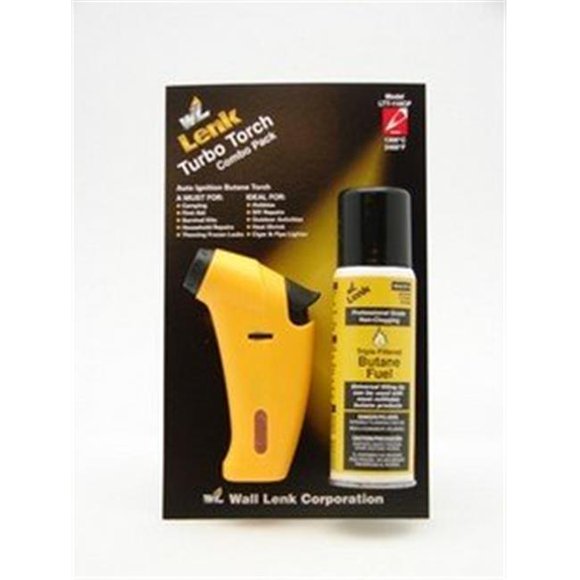 Wall Lenk WLKLTT-110CP Turbo Torch Combo Pack Kit with Fuel