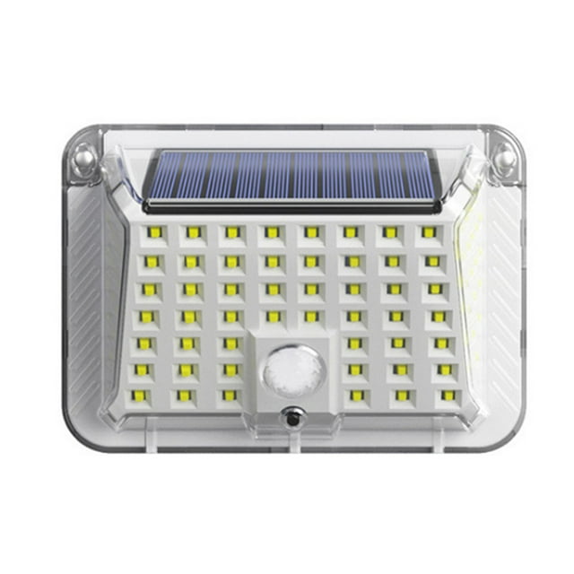 Luz solar LED Sensor de movimiento PIR Recargable Impermeable 3 lados