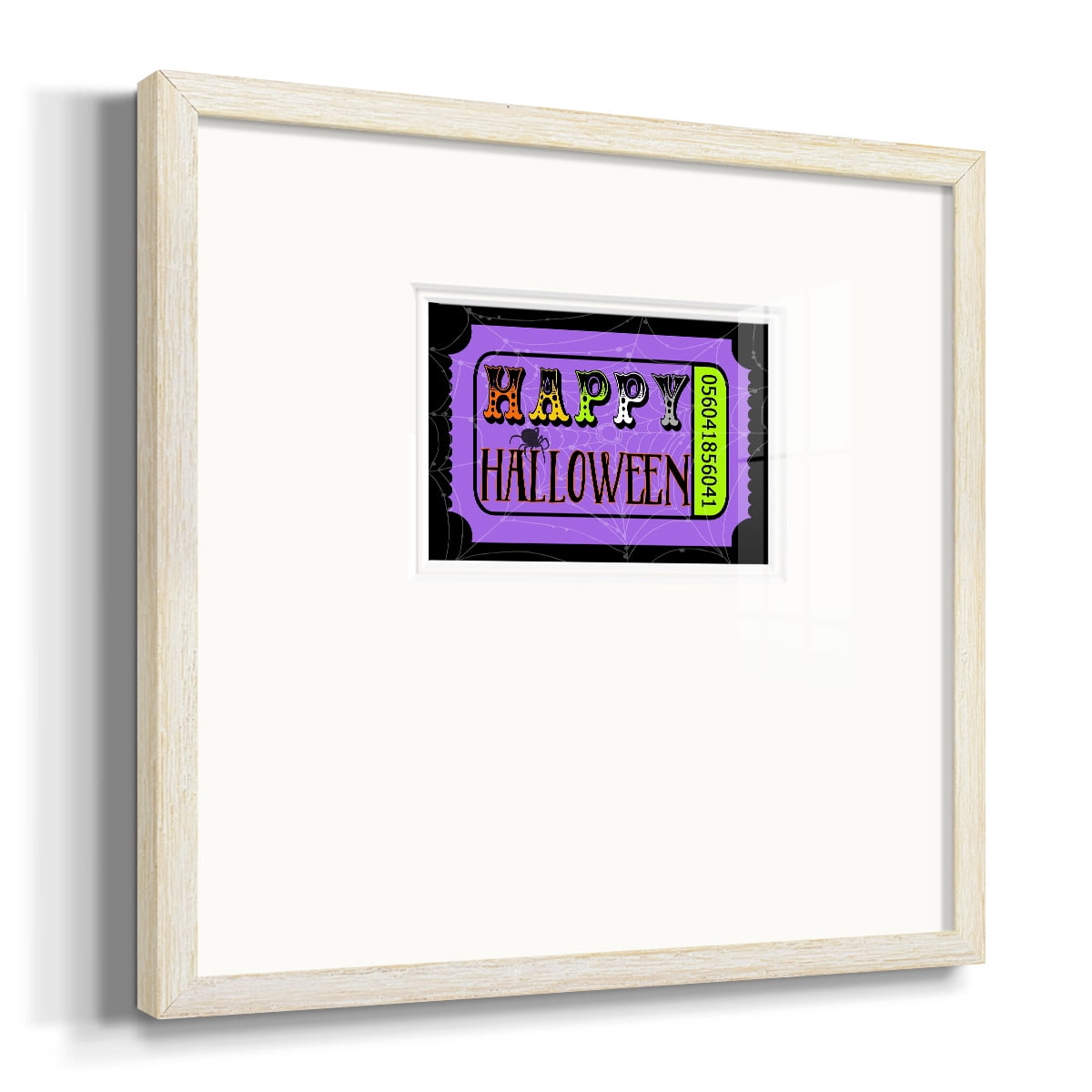 Happy Halloween TicketPremium Framed Print