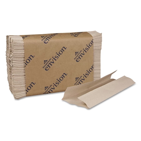 C-Fold Paper Towel, 10 1/4w X 13 1/4h, Brown, 240/pack, 10 Packs/carton