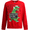 Red Dino Can Explain, variant on Quad Seven Boys Ugly Christmas Sweater Fleece Novelty Xmas Holiday Party Pullover Sweatshirt