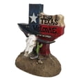 thumbnail image 6 of Western Welcome State Of Texas Map With Horseshoe And Longhorn Skull Figurine, 6 of 9