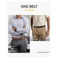 thumbnail image 2 of YOETEY Ceintures pour Hommes 1 Paquet - Ceinture en Cuir Réversible de 1 3/8 Pouces pour Tenue Décontractée, 2 of 7