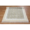 thumbnail image 2 of Casavani Hand Block Printed Cotton Floor Rug,Yellow 5x7 feet, 2 of 6