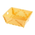 thumbnail image 3 of Cesta plegable 23x20cm con soporte Cajas plegables multiusos Escurridor plegable amarillo, 3 of 9