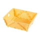 thumbnail image 3 of Cesta plegable 23x20cm con soporte Cajas plegables multiusos Escurridor plegable amarillo, 3 of 9