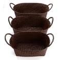 thumbnail image 5 of Natural Woven Seagrass Basket With Lid ,  Apply To Every Corner Of The House, Corridor, Living Room, Children's Room, Bathroom, Balcony Space, 5 of 11
