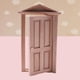 thumbnail image 4 of dollhosue wooden door,unpainted blank dollhouse wood door furniture,mini wooden door model doorknob decoration toy,house garden decor bedroom miniature furniture,diy crafts dollhouse room decor Macarena puerta de madera para casa de muñecas, 4 of 8