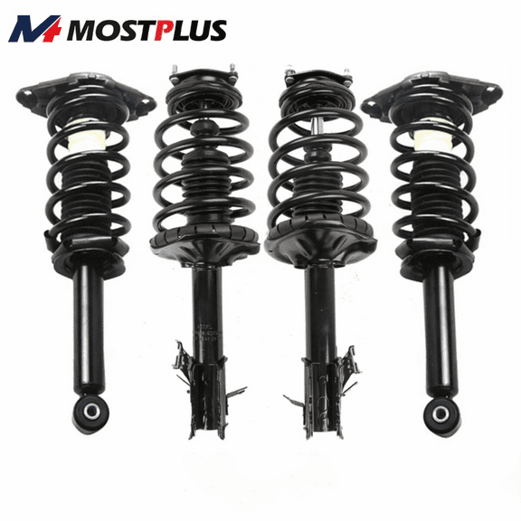 MOSTPLUS Front & Rear Complete Struts w/ Coil Spring Assembly for 2002-2006 Nissan Sentra