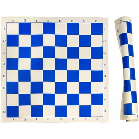 Sterling Games Roll Up Chess Mat, Blue