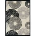 thumbnail image 2 of Nourison Graphic Illusions Geometric Parchment 5'3" x 7'5" Area Rug, (5x7), 2 of 9