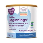 Parent's Choice Toddler Beginnings Non-GMO Baby Formula Powder, 20 oz Canister
