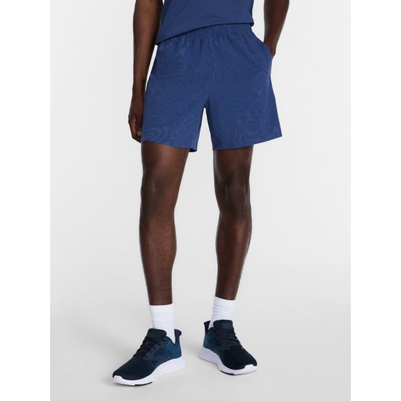 Athletic Works Men's and Big Men's Soccer Shorts, 6" Inseam, Sizes XS-3XL