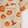 thumbnail image 5 of Gyexs Halloween Pajamas Sleepwear for Women Printed Collar Short Sleeve Shorts Pajama Set Pjs Womens Pajamas #A01 Khaki, Size XL, 5 of 9
