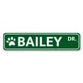 thumbnail image 2 of Pet Name Street Novelty Decor, Metal Wall Sign - 4x18 Inches, 2 of 4
