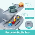 thumbnail image 3 of Trona BABY JOY 4 en 1 convertible con patas ajustables gris, 3 of 9