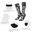 thumbnail image 3 of Susaid In Pizza We Crust Art Print Thermal Winter Socks for Men and Women, Warm Crew Hiking Socks, for Boots and Outdoor Activities, 3 of 6