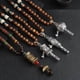 thumbnail image 5 of Colgante de joyería hecho a mano en Nepal, cadena de lana de estilo étnico Vintage, collar de cuentas de madera, accesorios largos para mujer, colgante decorativo, 5 of 6