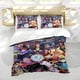 thumbnail image 5 of Villanos Conjunto de sábanas temático, trío de piezas, cómodo y amigable con la piel, diseño único, regalo de decoración para el hogar para familiares, amigos y fans,173cm *218cm, 5 of 6