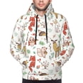 thumbnail image 2 of Bingfone Cute Little Animals Men's Drawstring Hoodie Long Sleeve Pocket Sweatshirts-Medium, 2 of 6