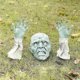 thumbnail image 2 of Halloween Decorations Outdoor Scary Skeleton Stakes Zombie Face Hand Stake Lawn Yard Garden Decoration Party Props, 2 of 5