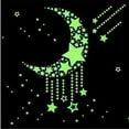 thumbnail image 3 of Daxin 100PCS 3D Stars Wall Stickers Glow In The Dark Luminous Fluorescent For Home Decoration, 3 of 6
