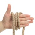 thumbnail image 4 of Unique Bargains 1/2 Inch 29.5 Feet Jute Rope Natural Manila Rope 4 Strand Twisted Thick Heavy Twine Rope, 4 of 5