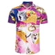 thumbnail image 4 of Camisa hawaiana de playa para hombre, con estampado 3D de animales, divertida camiseta informal de manga corta con botones, para vacaciones, ropa de calle, 4 of 5