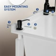 thumbnail image 5 of Ktaxon Wall-Mounted Utility Sink with Hot&Cold Faucet, Wall-Mounted Utility Tub with Wall Bracket for Laundry Room, Garage, Workshop, Basement, Shop, 5 of 8