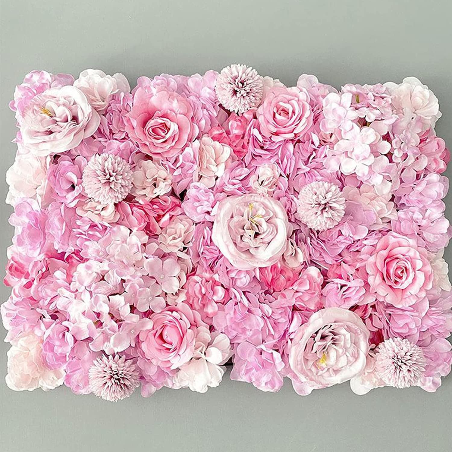 Silk Hydrangea Heads Artificial Flowers Heads and Stems Fake Hydrangea Flowers for Home Wedding Decor (Pure White)